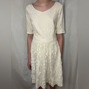 Mika Rose Made in USA Yellowberry Lace Dress sz Sm